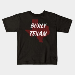 The Burly Texan Red Kids T-Shirt